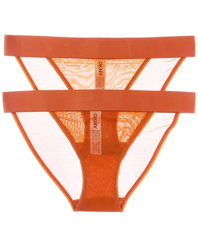 Dkny 2pk Bikini In Orange