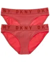 Dkny 2pk French Cut Bikini In Multi