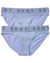 Dkny 2pk French Cut Bikini In Blue