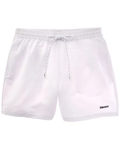 Dkny 2-tone Volley Swim Trunk Swim Trunk In Multi