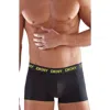 Dkny 3-pack Ultralight Microfiber Mesh Trunks In Black