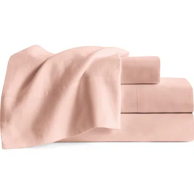 Dkny 300 Thread Count Sateen Sheet Set In Pink