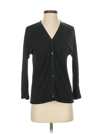 Pre-owned Dkny 3/4 Sleeve Blouse In Black