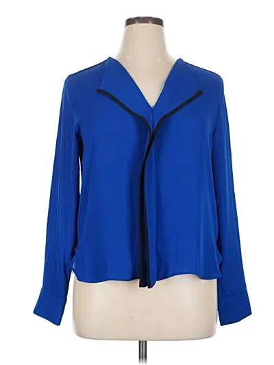 Dkny 3/4 Sleeve Blouse In Blue