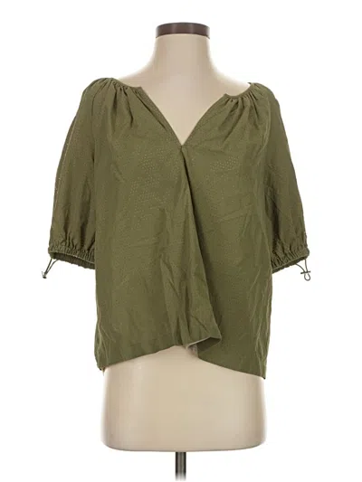 Dkny 3/4 Sleeve Blouse In Green