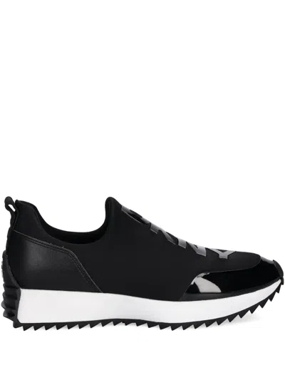 Dkny 35mm Logo-detail Sneakers In Black