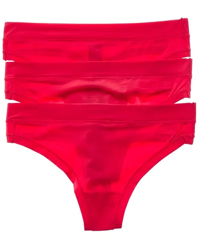 Dkny 3pk Active Comfort Thong In Pink