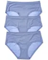 Dkny 3pk Active Comfort Hipster In Blue