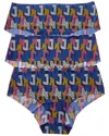 Dkny 3pk Litewear Cut Anywhere Hipster In Multi