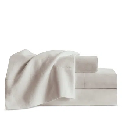Dkny 425 Thread Count Cotton Sateen Sheet Set, King In White