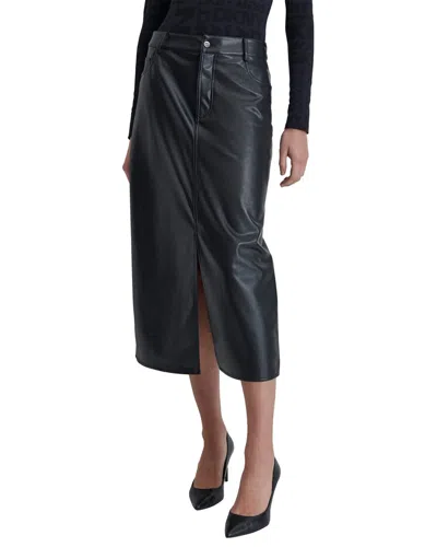 Dkny 5-pocket Midi Skirt In Black