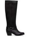 Dkny 50mm Stace Westie Boots In Black