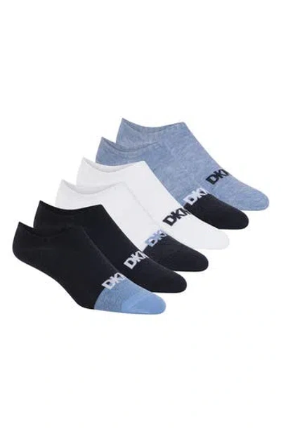 Dkny 6-pack Liner Socks In Multi