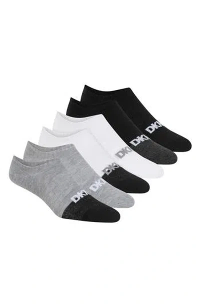 Dkny 6-pack Liner Socks In Multi