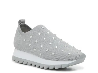 Dkny Abbott Platform Slipon Sneaker In Gray