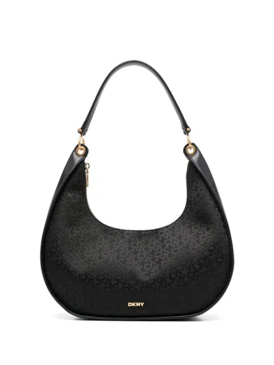 Dkny Abby Lg Hobo Tote In Black