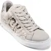Dkny Abeni Faux Fur Sneaker In Gray