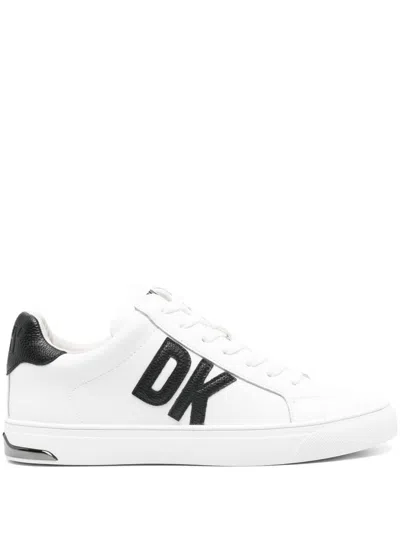 Dkny Abeni Lace-up Sneakers 25mm In White