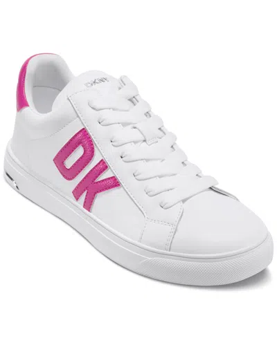 DKNY ABENI PLATFORM LOW TOP SNEAKERS