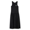 Dkny Logo-print Dress In Black
