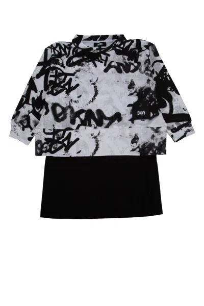 Dkny Kids' Abito In Black