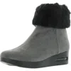Dkny Abri Womens Zipper Wedge Booties In Multi