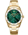 Dkny Active Chambers Multi Function Dark Green Womens Watch In Multi