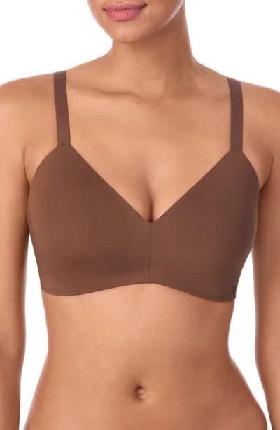 Dkny Active Comfort Bra In Chocolate