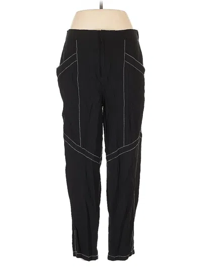 Pre-owned Dkny Active Pants In Black