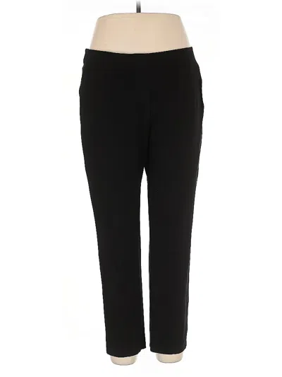 Pre-owned Dkny Active Pants In Black