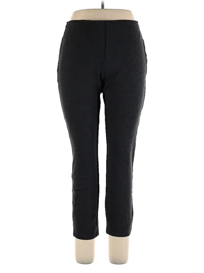 Pre-owned Dkny Active Pants In Black