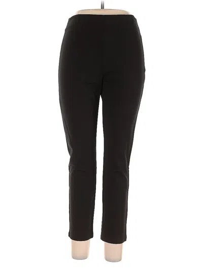 Pre-owned Dkny Active Pants In Black
