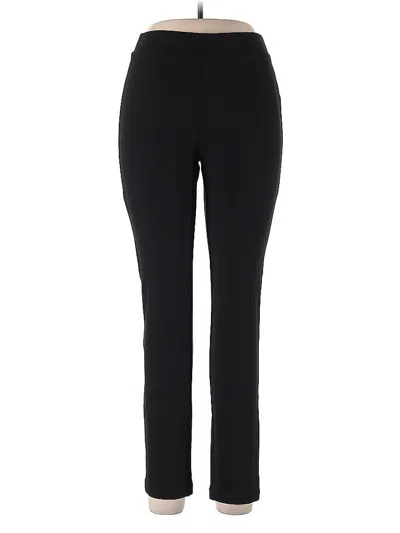 Pre-owned Dkny Active Pants In Black