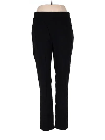 Pre-owned Dkny Active Pants In Black