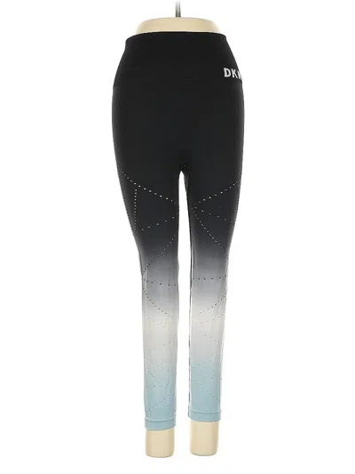 Pre-owned Dkny Active Pants In Black