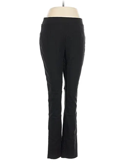 Pre-owned Dkny Active Pants In Black