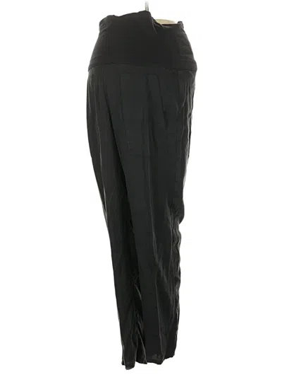 Pre-owned Dkny Active Pants In Black