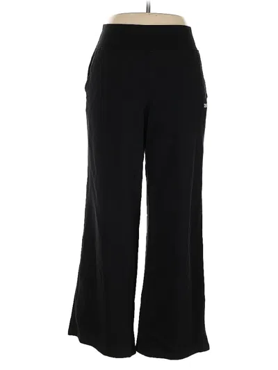 Pre-owned Dkny Active Pants In Black