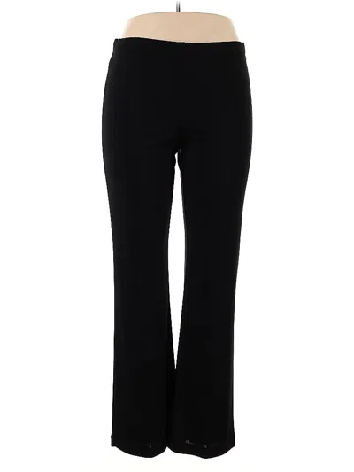 Pre-owned Dkny Active Pants In Black