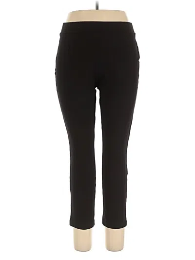 Pre-owned Dkny Active Pants In Black
