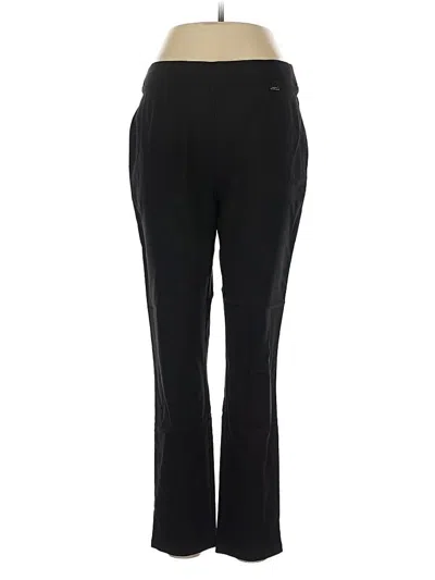 Pre-owned Dkny Active Pants In Black
