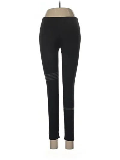 Pre-owned Dkny Active Pants In Black
