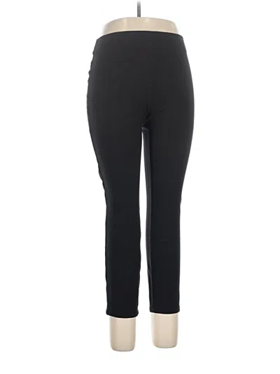 Pre-owned Dkny Active Pants In Black