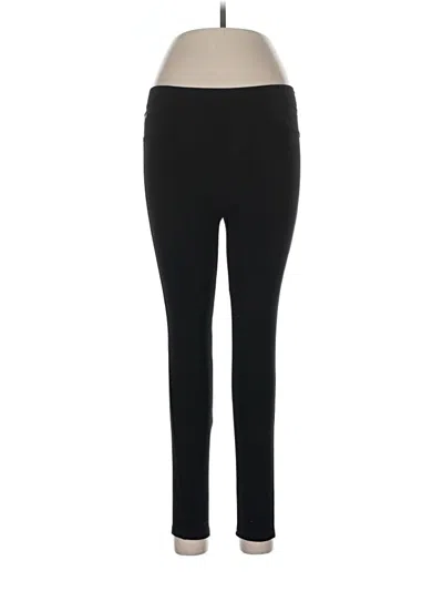 Pre-owned Dkny Active Pants In Black