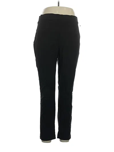Pre-owned Dkny Active Pants In Black