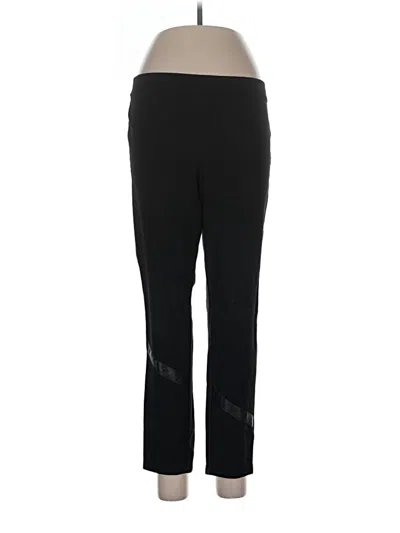 Pre-owned Dkny Active Pants In Black