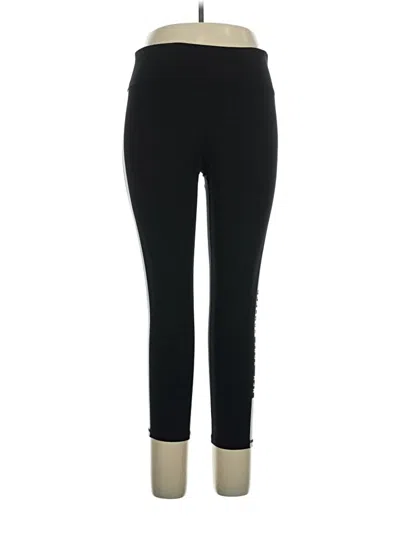 Pre-owned Dkny Active Pants In Black