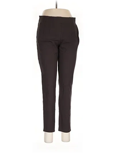 Pre-owned Dkny Active Pants In Brown