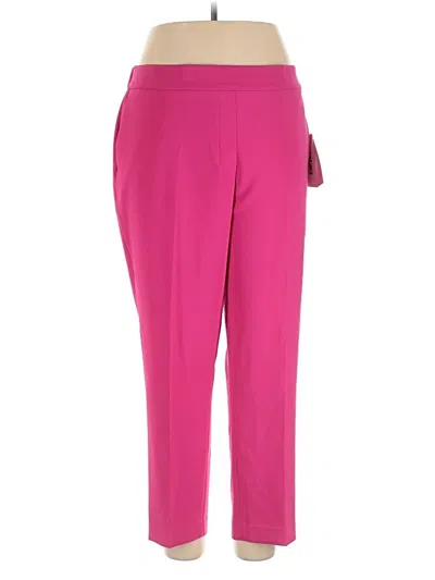 Pre-owned Dkny Active Pants In Pink