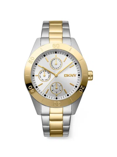 Dkny Active Round-case 38mm Watch In White
